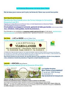 Conseil Administration « Agriculture & Tourisme 02 » - Lundi 16 ...