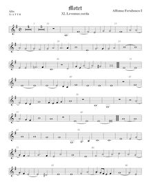 Partition ténor viole de gambe 1, aigu clef, Motets, Ferrabosco Sr., Alfonso par Alfonso Ferrabosco Sr.