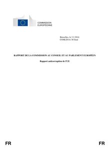 Rapport anti-corruption de l UE
