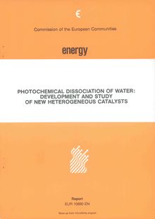 Photochemical dissociation of water
