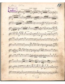 Partition hautbois 1, Overture to Goethe s Faust, Op.80, Ouverture de la Tragédie : Faust de Goethe à grand Orchestre.