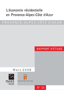 L économie résidentielle en Provence-Alpes-Côte d Azur