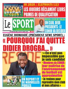 Le Sport n°4684 - du Mercredi 07 Juillet 2021