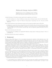 Multiscale Entropy Analysis