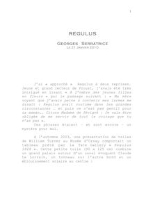 Regulus 21 janvier 2010 (G. Serratrice) - REGULUS