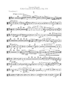 Partition Trombone 1, 2, 3, Tuba, violoncelle Concerto, Koncert pro violoncello a orchestr