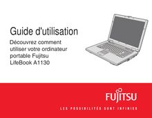 Notice Ordinateur portable Fujitsu  Lifebook A1130