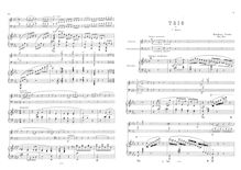 Partition complète et parties, Piano Trio, C minor, Turner, Bradbury