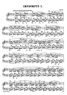 Partition complète (filter), Impromptu No.1, A♭ major