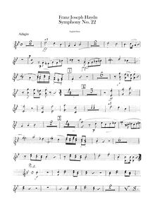 Partition anglais cor 1/2, hautbois 1/2 (alternative), Symphony No.22 en E-flat, Der Philosoph