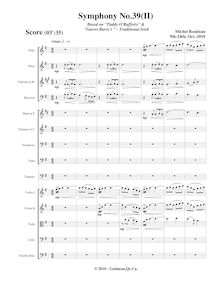 Partition , Adagio, Symphony No.39  Irish Green , G major, Rondeau, Michel