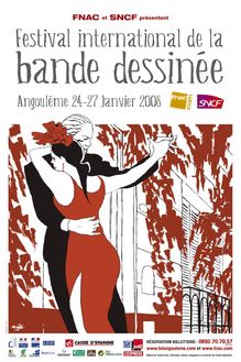 Affiche Festival de la BD Angoulême - 2008