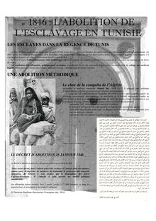 Lire la suite - 18 1846 : L ABOLITION DE L ESCLAVAGE EN TUNISIE