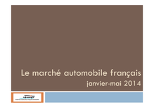 Marché automobile français - présentation du CCFA