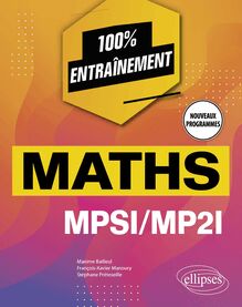 Mathématiques MPSI/MP2I - Nouveaux programmes