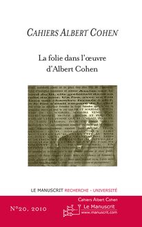 Cahiers Albert Cohen N°20