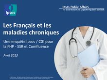 Ipsos : les Français et les maladies chroniques