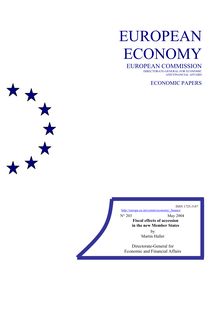 Fiscal effects of accession in the new Member States
