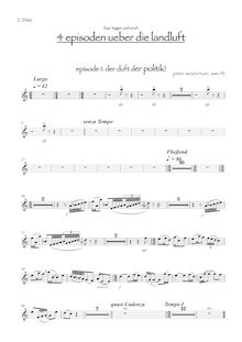 Partition flûte 2, Concerto pour violoncelle & Doublebass, WesenAuer, Peter par Peter WesenAuer