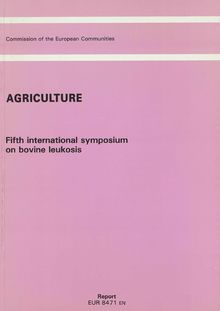 Fifth international symposium on bovine leukosis