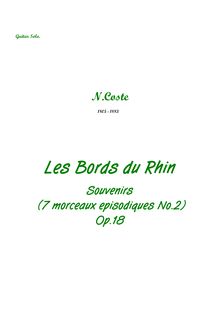 Partition No., Les Bords du Rhin, Op.18, Souvenirs, Opp.17-23, Sept Morceaux Episodiques pour la Guitare
