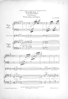 Partition complète (2 different scans) et partition de violon, Ideal