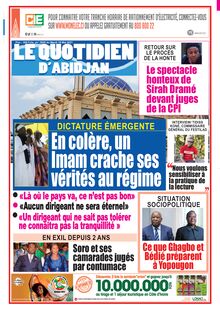 Le Quotidien d’Abidjan n°3095 - du mardi 18 mai 2021