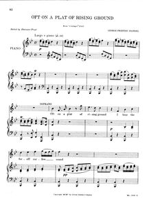 Partition complète, L Allegro, il Penseroso, ed il Moderato, HWV 55 par George Frideric Handel