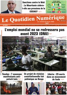 Le Quotidien Numérique d’Afrique n°1839 - du vendredi 21 janvier 2022