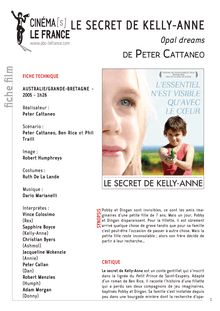 Le secret de Kelly-Anne de Cattaneo Peter