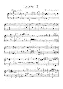 Partition Complete , partie (avec orchestral cues), Piano Concerto No.2