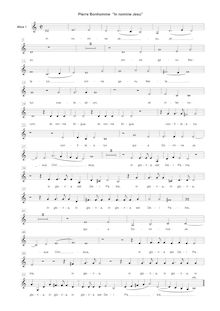 Partition Alto 1 , partie, Melodiae sacrae, Bonhomme, Pierre
