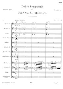 Partition , Adagio maestoso – Allegro con brio, Symphony No.3, D Major