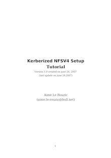 Kerberized NFSV4 Setup Tutorial