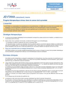 JEVTANA - Synthèse d avis JEVTANA - CT10702