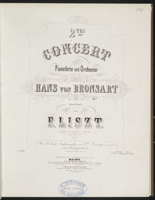 Partition Piano Concerto No.2 (S.651), Collection of Liszt editions, Volume 9