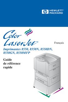 Notice Imprimantes HP  Color LaserJet 8550MFP