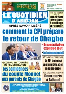 Le Quotidien d’Abidjan n°2858 - Du Mardi 09 juin 2020