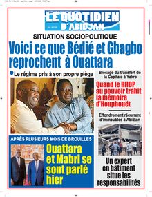 Le Quotidien d’Abidjan n°4089 - du mercredi 23 mars 2022