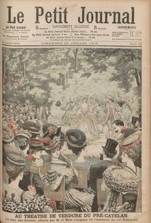 LE PETIT JOURNAL SUPPLEMENT ILLUSTRE  N° 818 du 22 juillet 1906