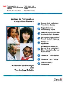 Lexique de l immigration / Immigration glossary