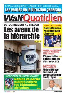 Walf Quotidien n°8924 - du jeudi 23 décembre 2021