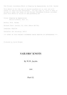 Keeping Up Appearances - Sailor s Knots, Part 12.