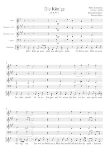 Partition Complete orchestral score et parties, Weihnachtslieder