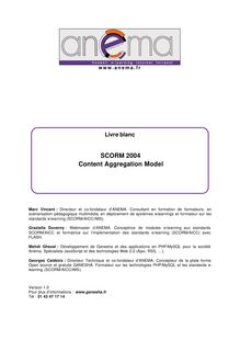 SCORM 2004 Content Aggregation Model