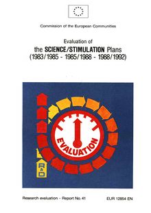 Evaluation of the Science/Stimulation Plans (1983/1985 - 1985/1988 - 1988/1992)