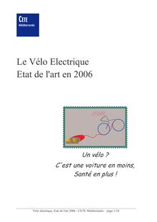 (Vélo électrique - Etat de l'art 2006)