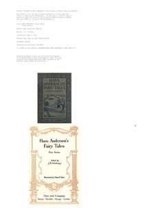 Hans Andersen s Fairy Tales - First Series