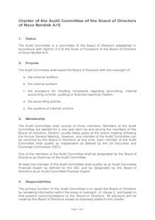 Audit Committee Charter 16.3.2004 Final1