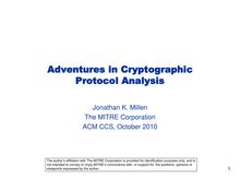 Protocol Analysis Tutorial I